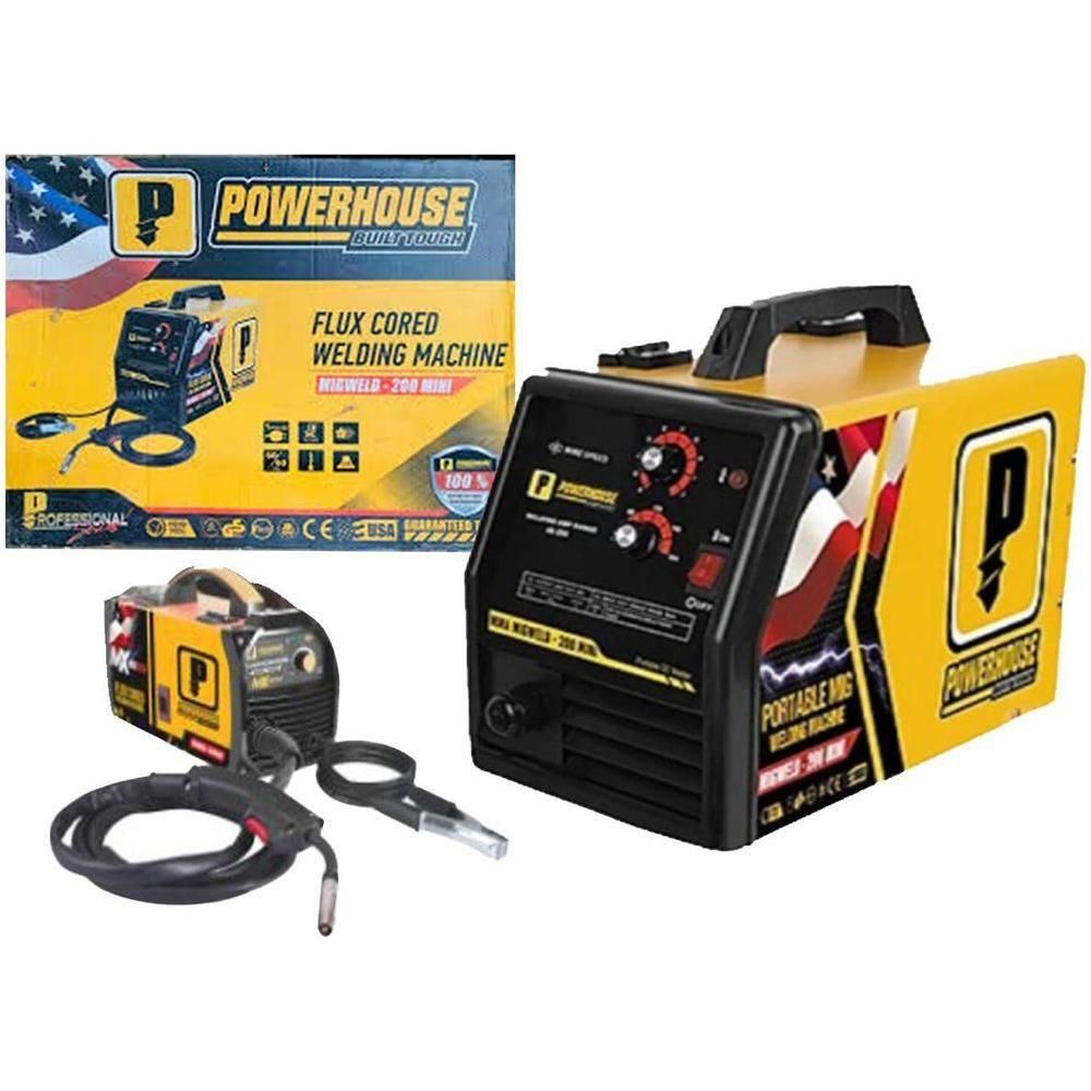 Powerhouse MIGWELD-200 MINI MIG Welding Machine (Fluxcored) - KHM Megatools Corp. Powerhouse MIGWELD-200 MINI MIG Welding Machine (Fluxcored) - KHM Megatools Corp.
